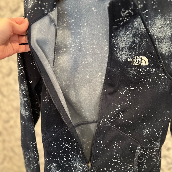 The North Face Zip up Jacket, Star constellation pattern, size small Petite - Picture 6 of 7